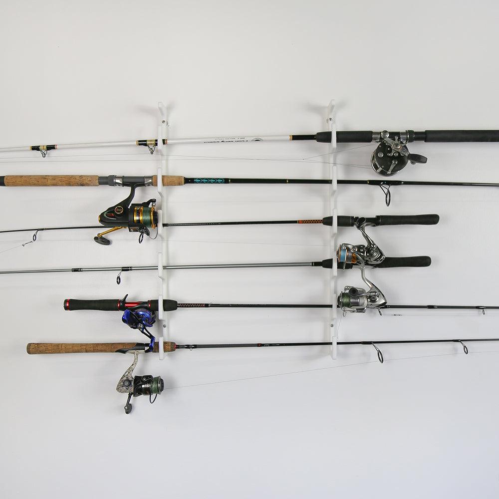 Made in the USA Fishing Rod Rack | Wall or Ceiling Mounted